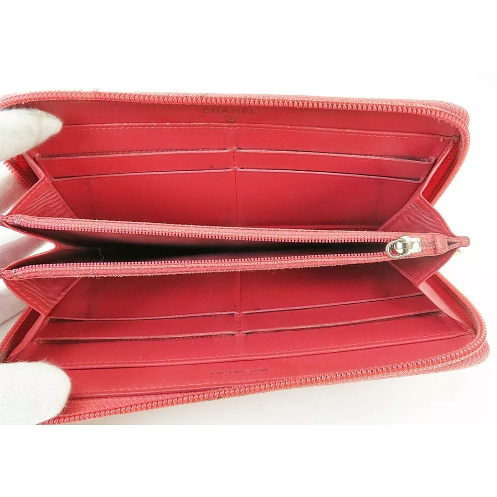 ๐ CAVIAR ๐ zippy chanel wallet - Picture 6 of 16